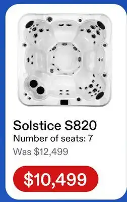 Club Piscine Spa S820 offer