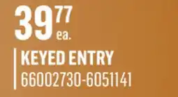 Canac Seville Keyed Entry Door Handle Black offer