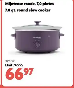 Home Hardware Mijoteuse ronde, 7,0 pintes 7.0 qt. round slow cooker offer