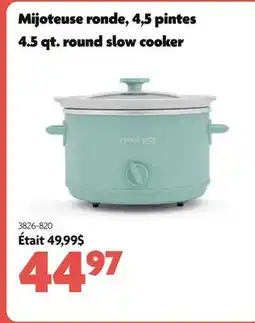 Home Hardware Mijoteuse ronde, 4,5 pintes 4.5 qt. round slow cooker offer