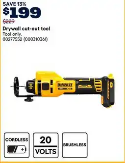 RONA Dewalt Drywall cut-out tool offer