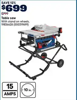 RONA Bosch Table saw offer