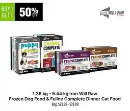 Ren’s Pets Depot Iron Will Raw Frozen Dog Food & Feline Complete Dinner Cat Food offer