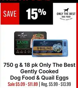 Ren’s Pets Depot Only The Best Gently Cooked Dog Food & Quail Eggs offer