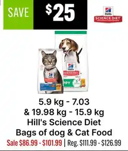 Ren’s Pets Depot Hill's Science Diet Bags of dog & Cat Food offer