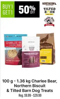 Ren’s Pets Depot Charlee Bear, Northern Biscuit & Tilted Barn Dog Treats offer