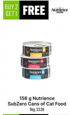 Ren’s Pets Depot Nutrience SubZero Cans of Cat Food offer