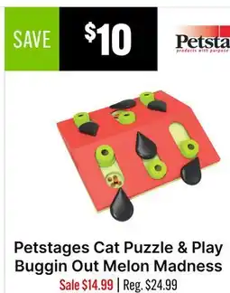 Ren’s Pets Depot Petstages Cat Puzzle & Play Buggin Out Melon Madness offer