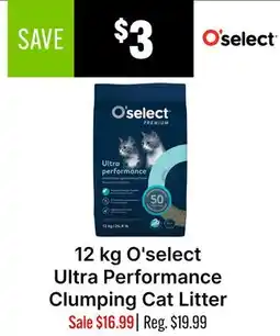 Ren’s Pets Depot O'select Ultra Performance Clumping Cat Litter offer