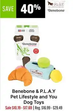Ren’s Pets Depot Benebone & P.L.A.Y Pet Lifestyle and You Dog Toys offer