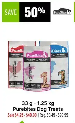 Ren’s Pets Depot 33 g - 1.25 kg Purebites Dog Treats offer