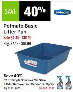 Ren’s Pets Depot Petmate Basic Litter Pan offer