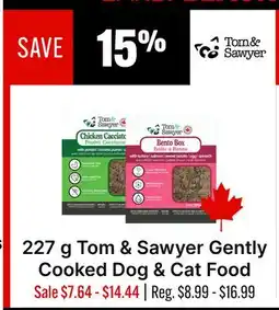 Ren’s Pets Depot Tom & Sawyer Gently Cooked Dog & Cat Food offer