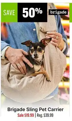 Ren’s Pets Depot Brigade Sling Pet Carrier offer