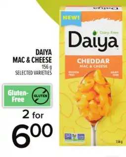 Metro DAIYA MAC & CHEESE offer