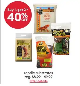 Petsmart reptile substrates offer