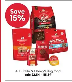 Petsmart ALL Stella & Chewy's dog food offer