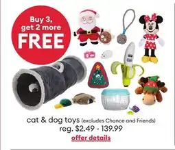 Petsmart Cat & dog toys offer