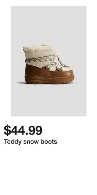 H&M Teddy snow boots offer