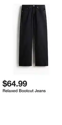 H&M Relaxed Bootcut Jeans offer