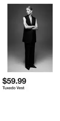 H&M Tuxedo Vest offer