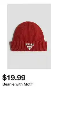 H&M Beanie with Motif offer