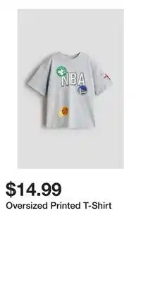 H&M Oversized Printed T-Shirt offer