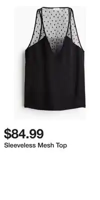H&M Sleeveless Mesh Top offer