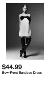 H&M Bow-Front Bandeau Dress offer