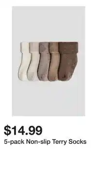 H&M 5-pack Non-slip Terry Socks offer