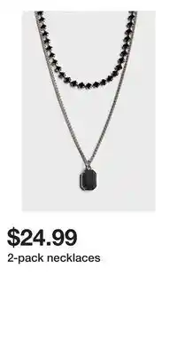 H&M 2-pack necklaces offer