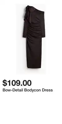 H&M Bow-Detail Bodycon Dress offer