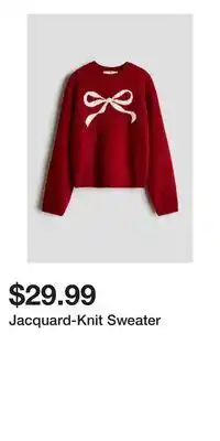H&M Jacquard-Knit Sweater offer