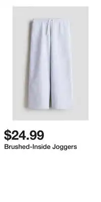 H&M Brushed-Inside Joggers offer