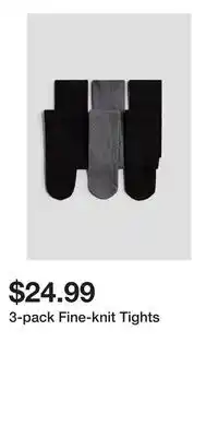 H&M 3-pack Fine-knit Tights offer