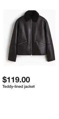 H&M Teddy-lined jacket offer