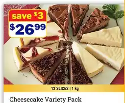 M & M Food Market Cheesecake Variety Pack offer