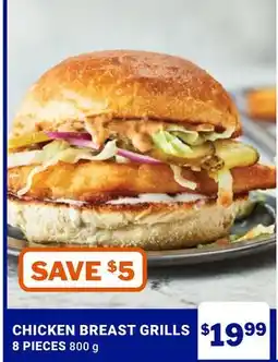 M & M Food Market CHICKEN BREAST GRILLS offer