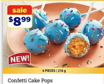 M & M Food Market Confetti Cake Pops offer