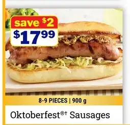 M & M Food Market Oktoberfest † Sausages offer