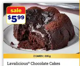 M & M Food Market Lavalicious Chocolate Cakes offer