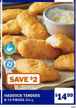 M & M Food Market HADDOCK TENDERS offer