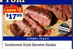 M & M Food Market Southwest Style Bavette Steaks offer