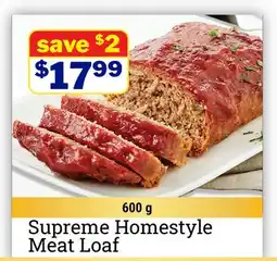 M & M Food Market Supreme Homestyle Meat Loaf offer
