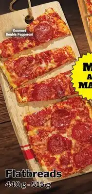 M & M Food Market Gourmet Double Pepperoni Flatbreads offer