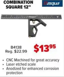 Busy Bee Tools Combination square offer