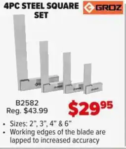 Busy Bee Tools Steel square offer
