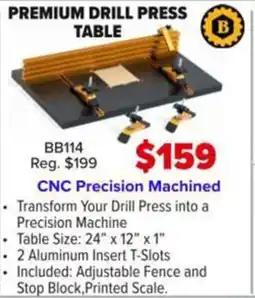 Busy Bee Tools Premium drill press offer