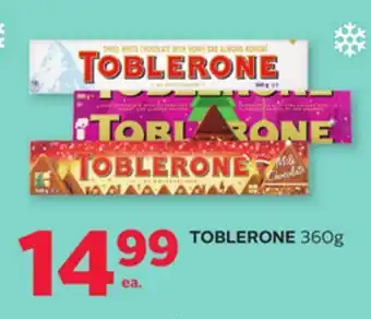 Rexall TOBLERONE offer