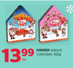 Rexall KINDER Advent Calendars offer